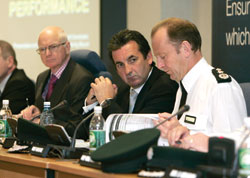 Barry Gilligan at the policing board